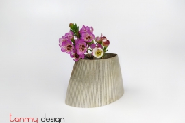 Silver-plated flower vase